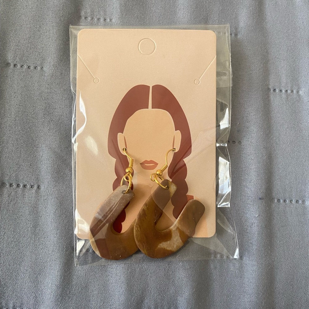 Marble earrings
